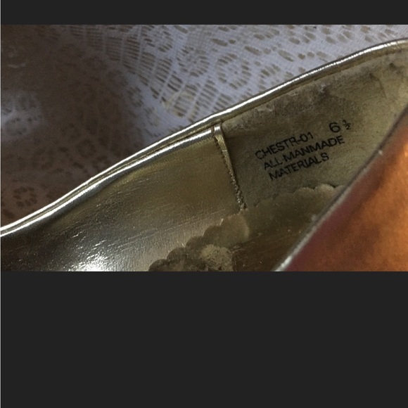 Anne Michelle Gold Platform Heels - Picture 6 of 8